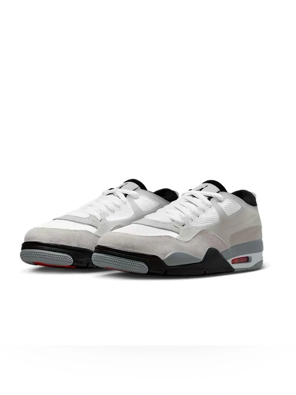 Jordan 4 RM White Light Smoke Grey Black Men's Shoes FQ7939-108